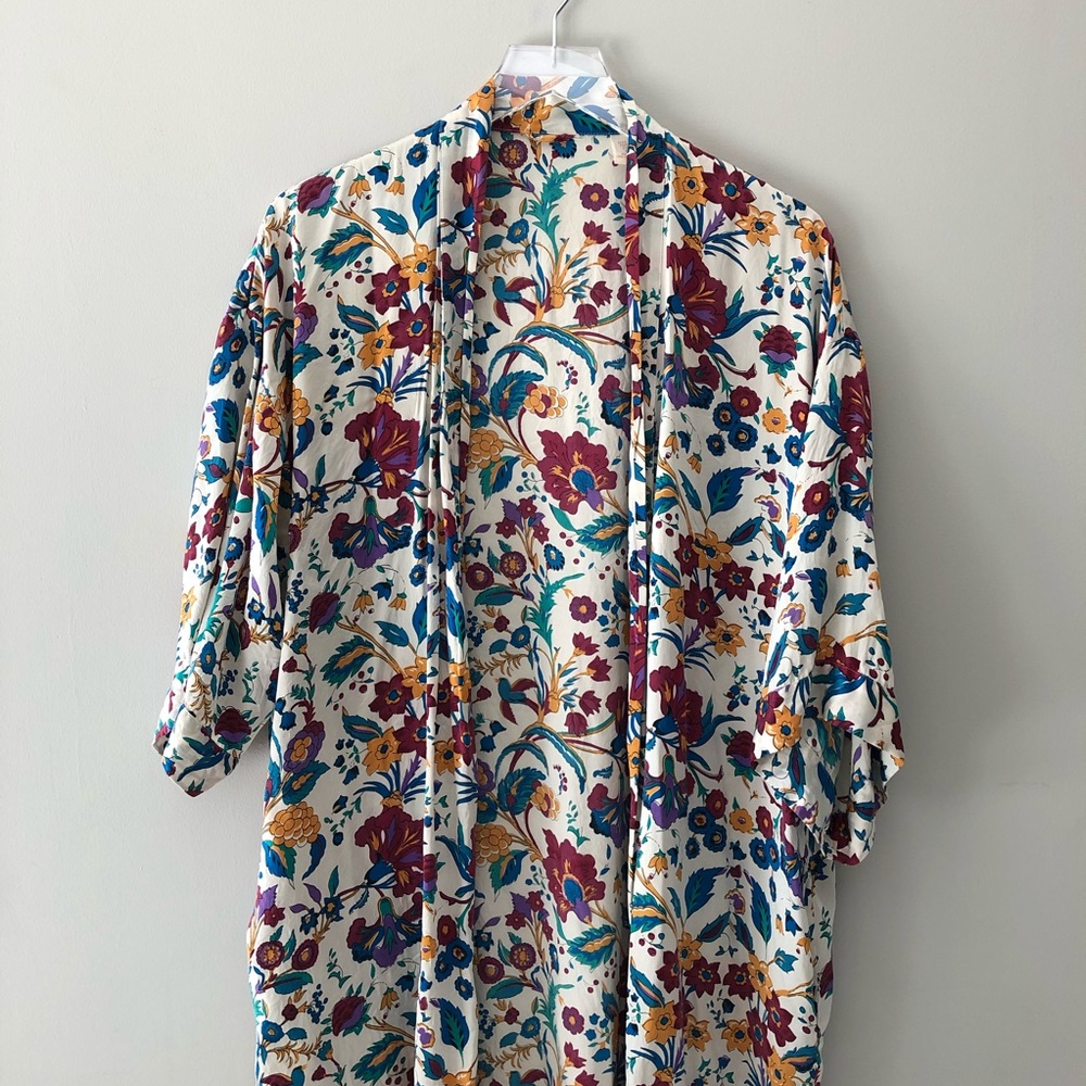 Floral Silk Kimono